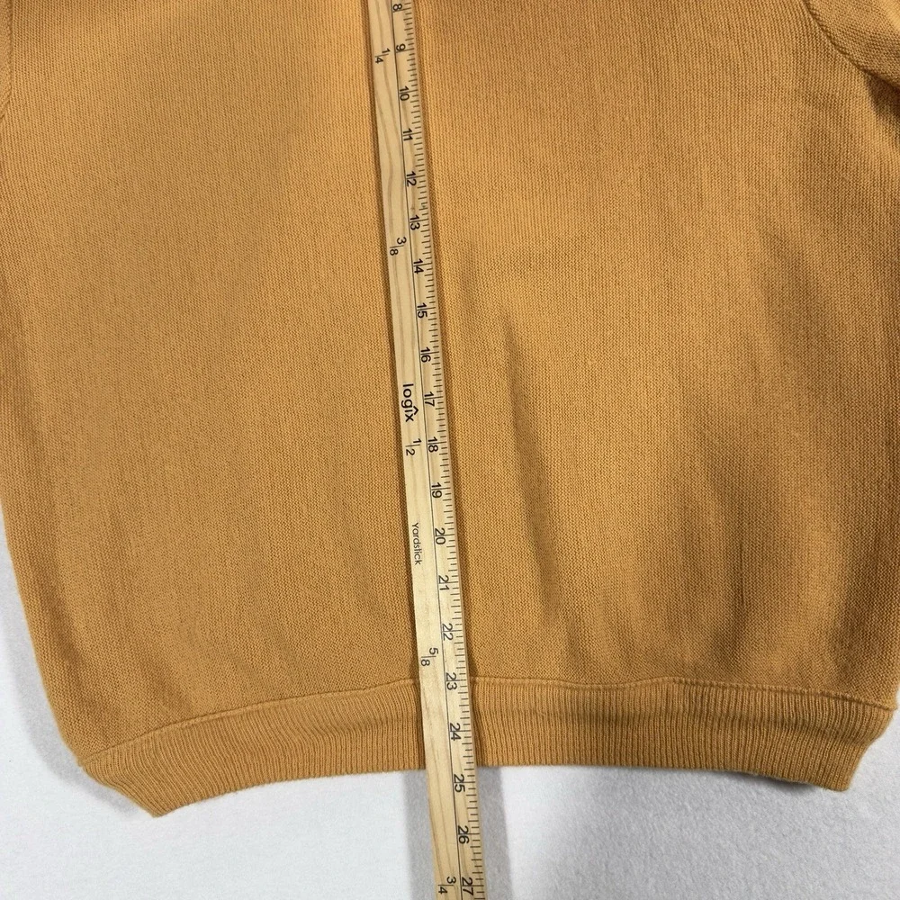 Vintage Izod‎ of London Sweater Small Lacoste Crocodile 60s 70s Gold Old Money